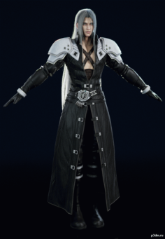 Final Fantasy VII Remake – Sephiroth 3D Model