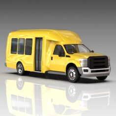 Ford Shuttle Van 3D Model