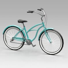 Generic Beach Bicycle 3D Model