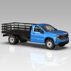 GMC Flatbed Truck 3D Model