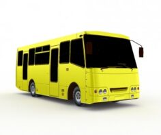 Isuzu bus 3d model