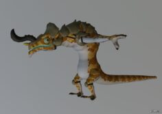 Lizalfos Gold 3D Model