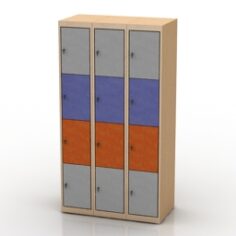 Locker 3D Model