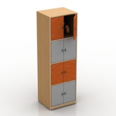 Locker 3D Model