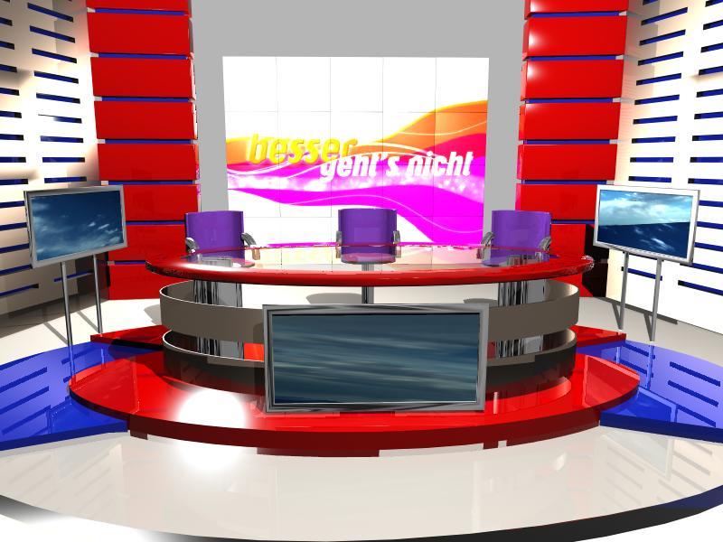 News Studio 004 3D Model