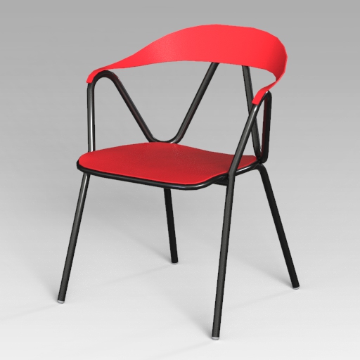 Reef Outdoor Indoor Chair 3D Model