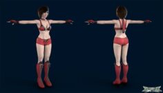 Reiko Hinomoto 3D Model