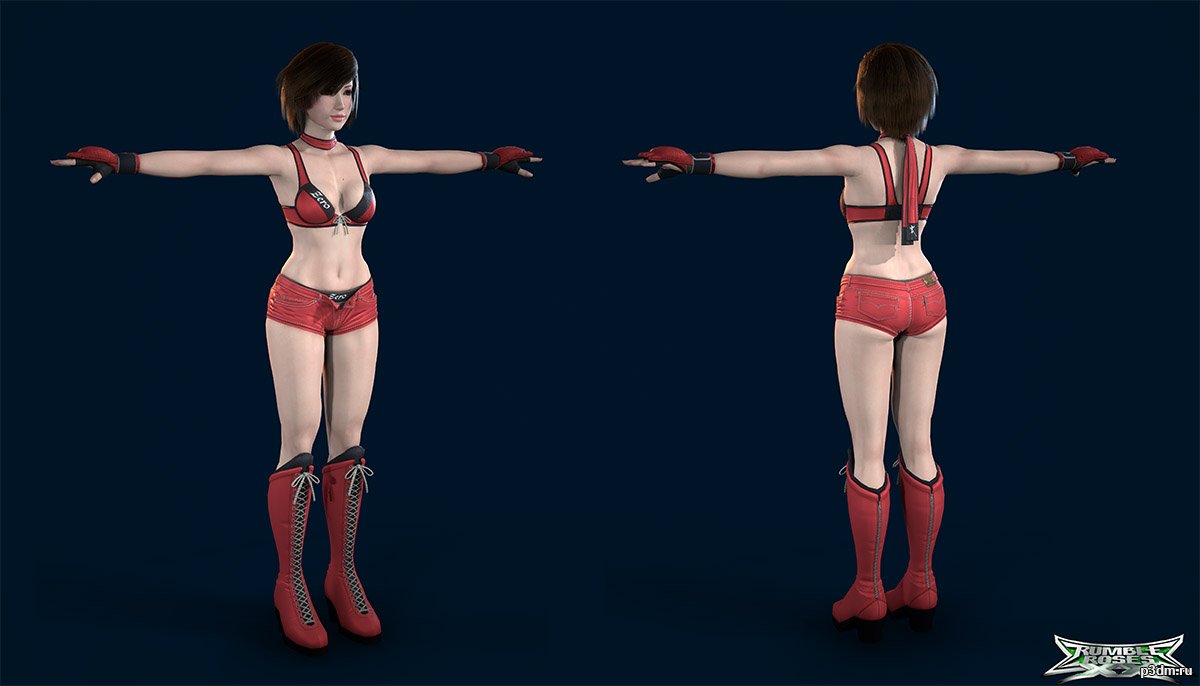 Reiko Hinomoto 3d Model 8165