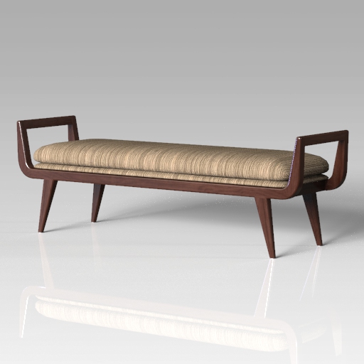 Santana Bench 3D Model