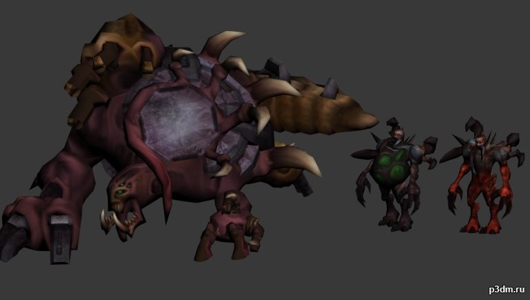 StarCraft Infested3 3D Model