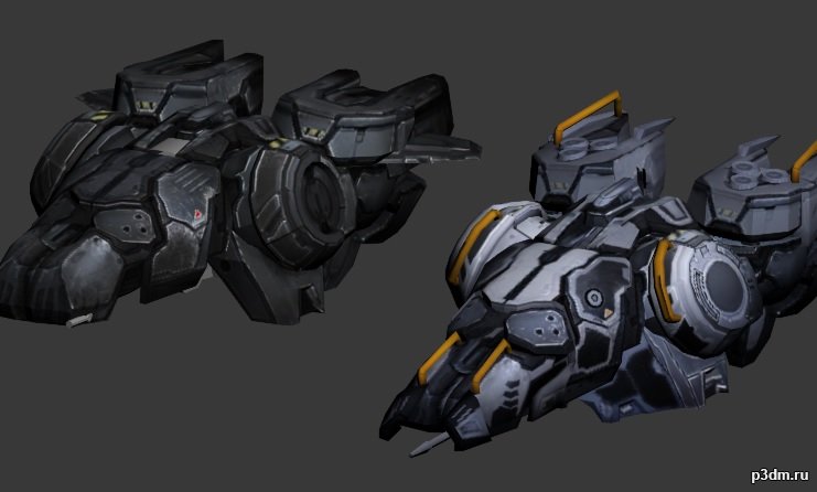 StarCraft Liberator3 3D Model