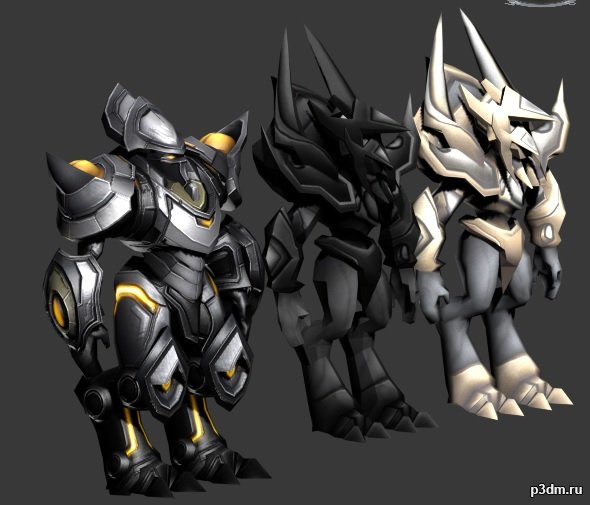 StarCraft Templar02 3D Model