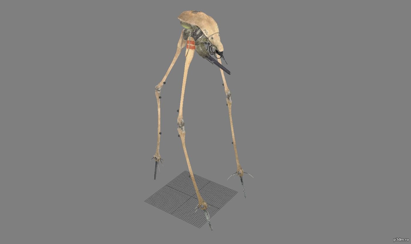 Strider 3d Model 3dhunt Co