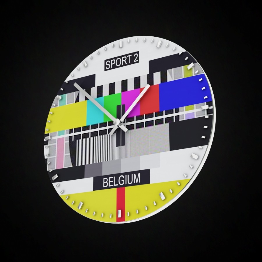 Test page Wall Clock Free 3D Model