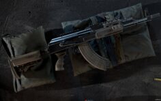 AK-47 Tactical 3D Model