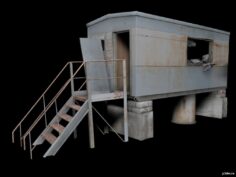 Construction booth 3D Model