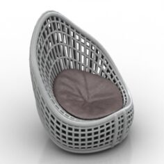 Armchair 3D Model