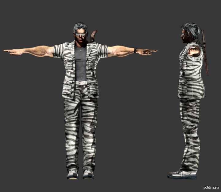 Chris Redfield (Safari) 3D Model