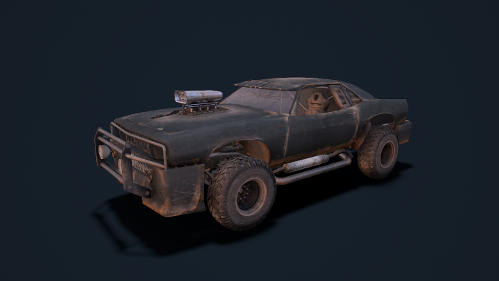 Mad car 3D Model