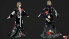 Nioh – Maria Kimono 3D Model