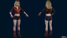 Resident Evil Resistance – Becca 3D Model