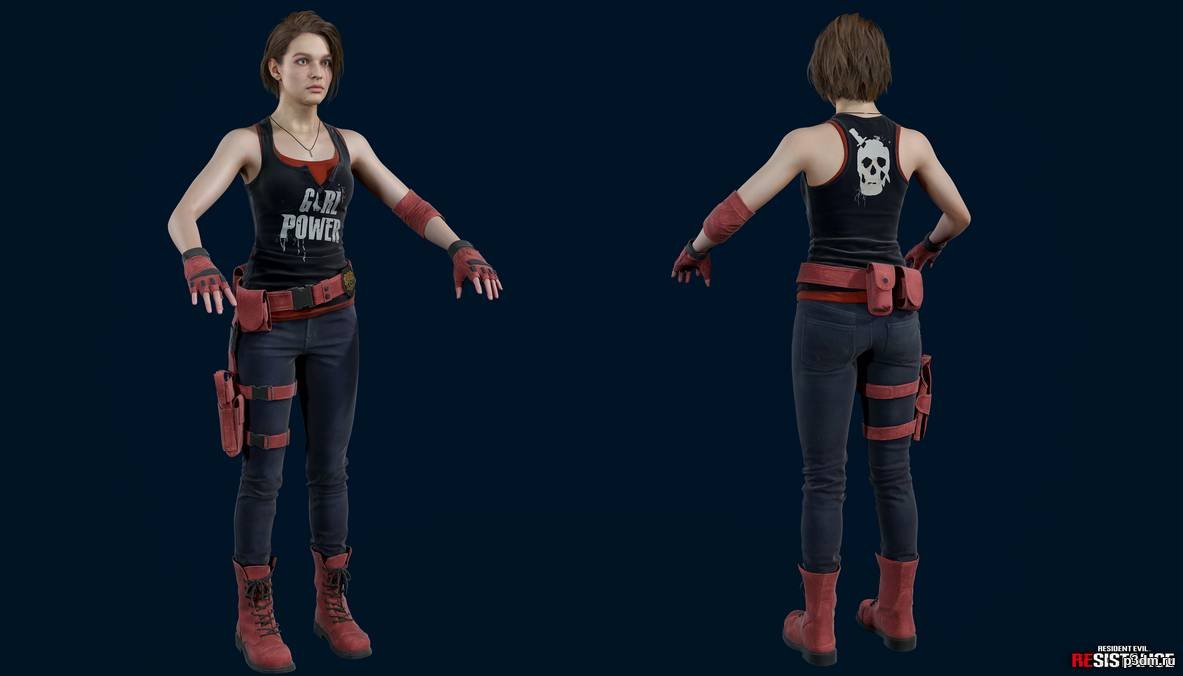 Resident Evil Resistance – Jill Grunge 3D Model