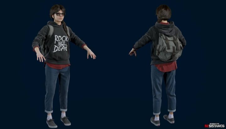 Resident Evil Resistance – Valerie Grunge 3D Model