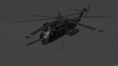 Stallion helicopter 3D Model
