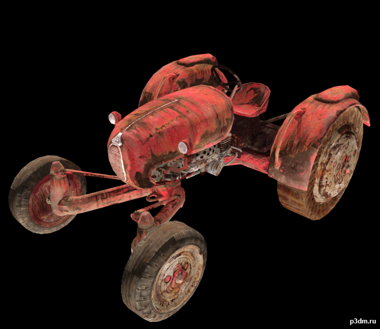 Tractor 3D Model