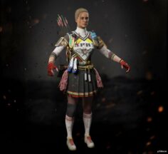 Outrider The Cheerleader 3D Model