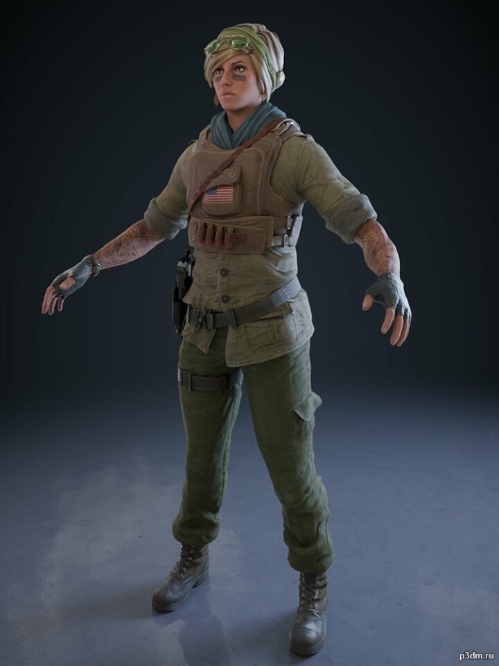 Valkyrie War Photographer Elite 3D Model