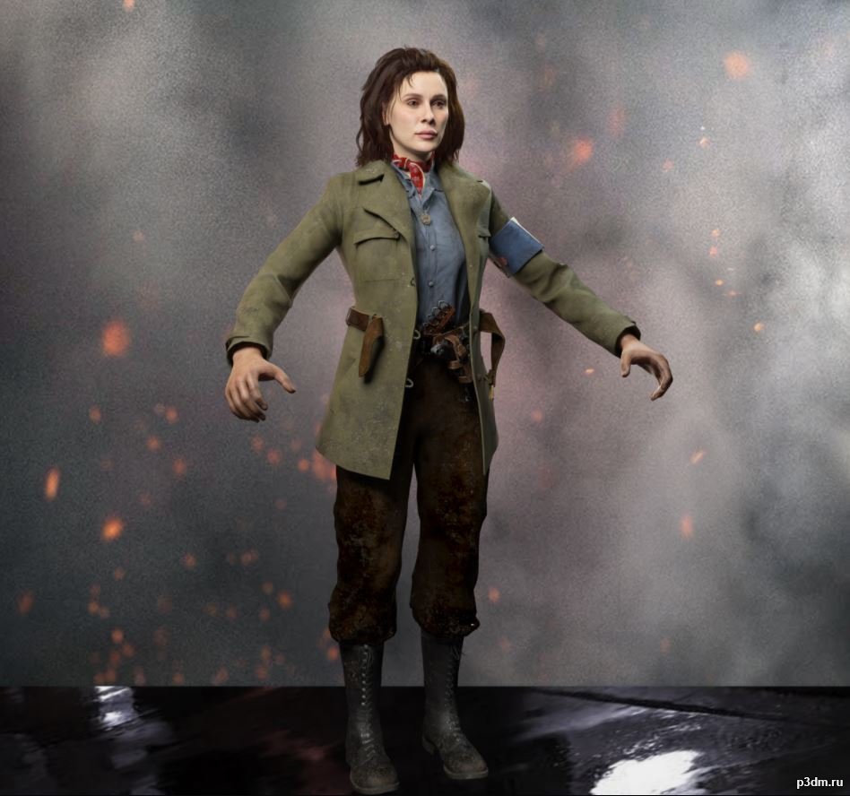 Camille Denis ( Rousseau ) 3D Model