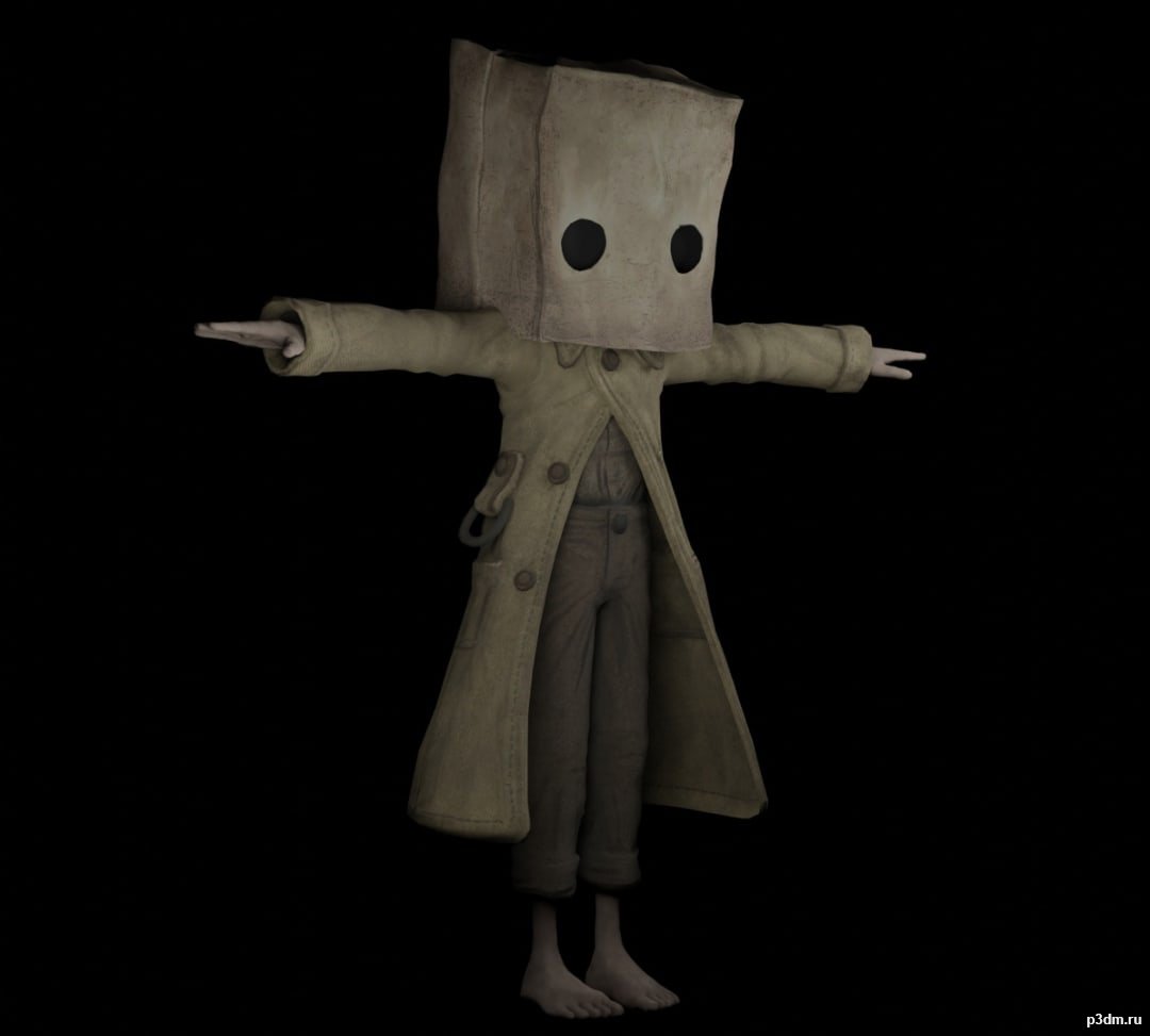 Little nightmares mono 3D Model in Child 3DExport