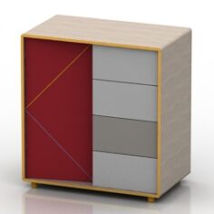 Locker 3D Model