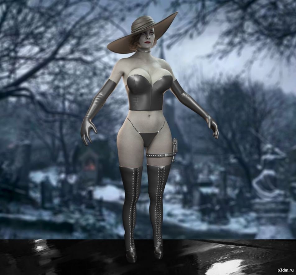 Alcina Dimitrescu Dominat 3D Model