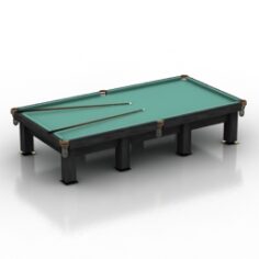 Billiard table 3D Model