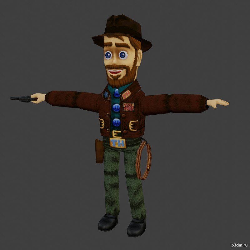 Cork Inda & Friends 3D Model