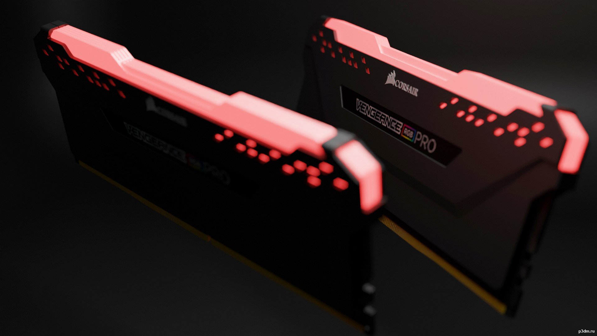 Corsair Vengeance RBG PRO RAM 3D Model
