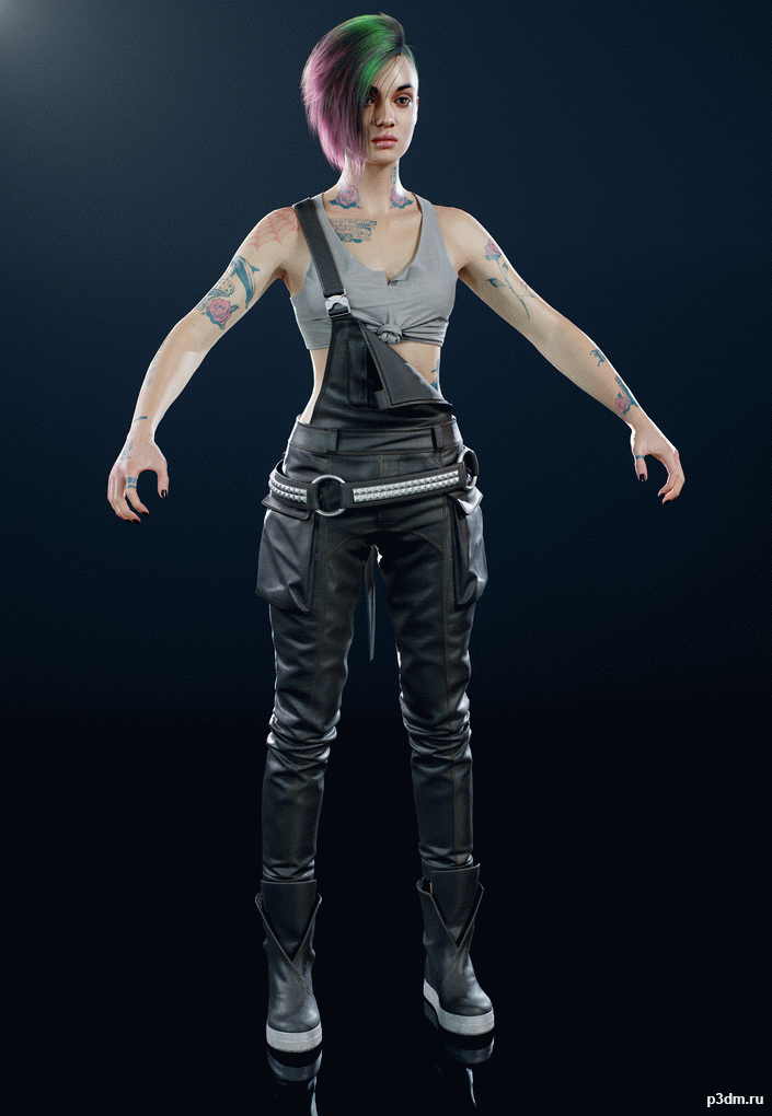 Cyberpunk 2077 Judy 3d Model 