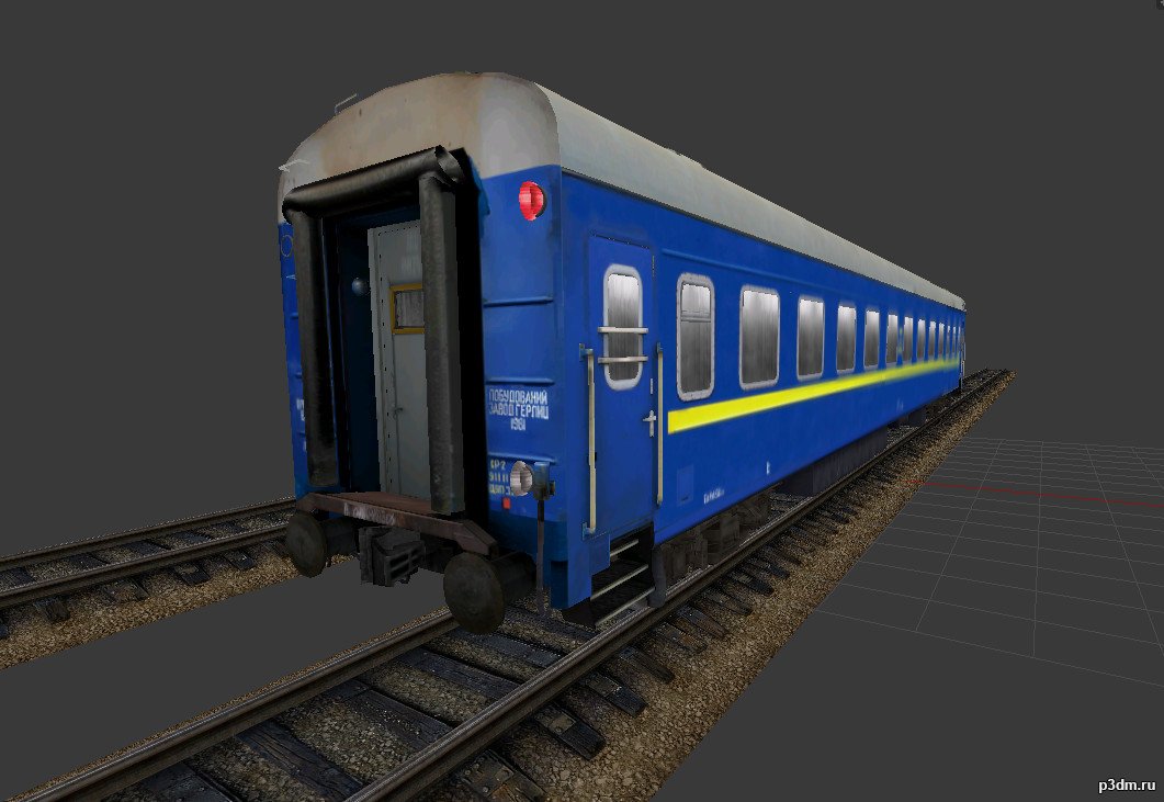 РљСѓРїРµР№РЅС‹Р№ РІР°РіРѕРЅ В« РЈР— В» 3D Model