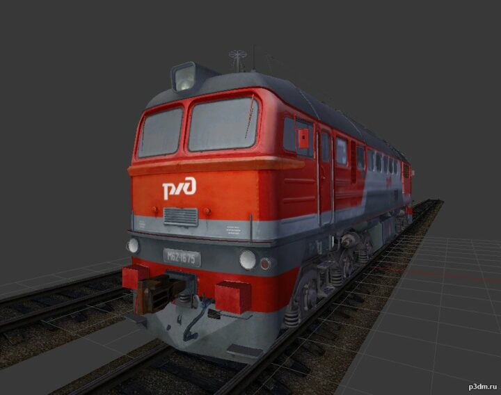 РўРµРїР»РѕРІРѕР· Рњ62-1675 Р Р–Р” 3D Model