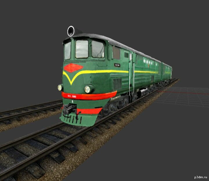 РўРµРїР»РѕРІРѕР· РўР­3 3D Model