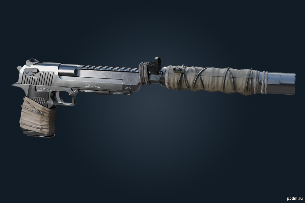 Desert Eagle Survival 3D Model