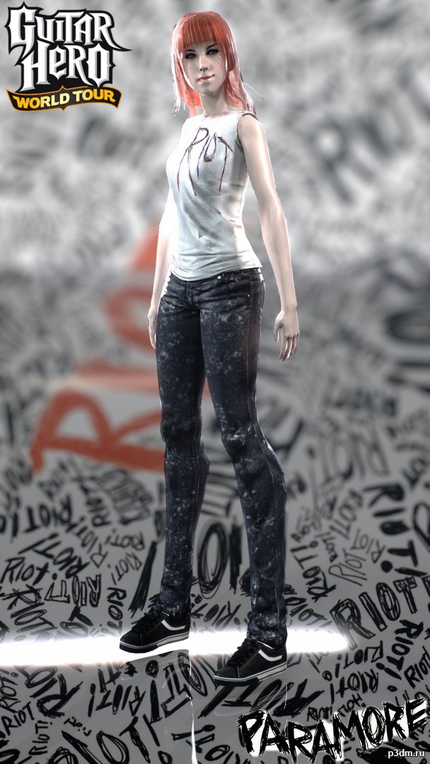 Hayley Williams 3D Model