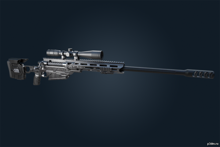 TAC50 – Ghost Recon Breakpoint 3D Model