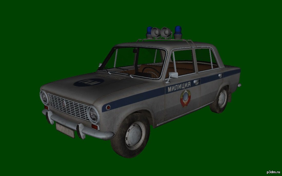 VAZ 2101 GAI 3D Model
