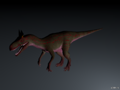 Cryolophosaurus 3D Model