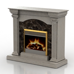 Fireplace 3D Model