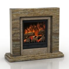 Fireplace 3D Model
