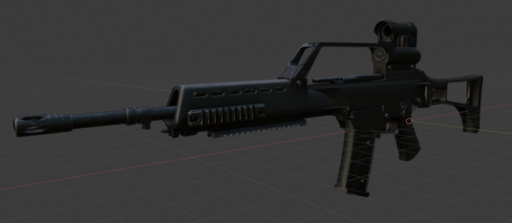 G36A2 – C2A 3D Model